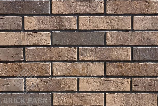 Кирпич Konigstein облицовочный полнотелый  МАНГЕЙМ СЕПИЯ ФИГУРНЫЙ R60 250х120х65