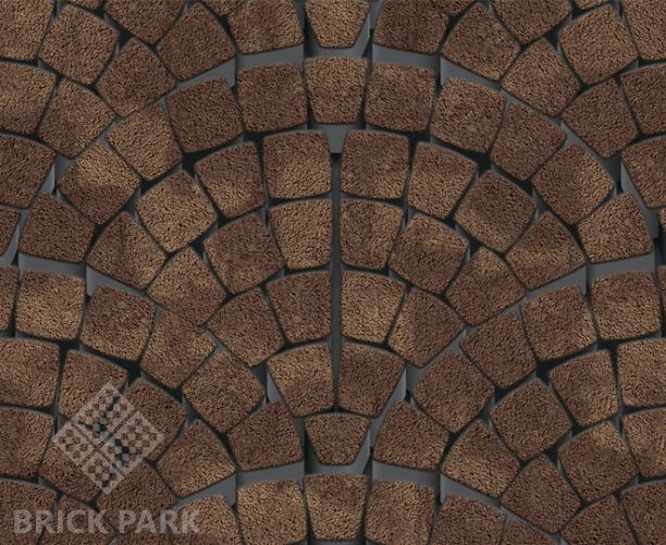 Тротуарная плитка Каменный век Классико Ориджинал Stone Base Желто-коричневый 110(57)×86×60