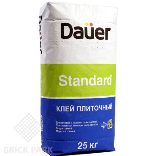 Плиточный клей Dauer для плитки и керамогранита "STANDARD / СТАНДАРТ"
