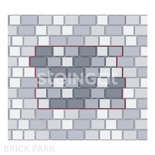 Тротуарная плитка Новый город Агатовый камень (Blend) 40 мм