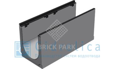 BGZ-S лоток для тяжелых нагрузок DN300, № 20-0, с чугунной насадкой, без уклона