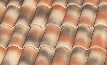 Черепица La Escandella Mixed 'S' Roof Tile Large RED Maigmo (red base)