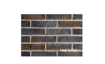 Плитка ручной работы угловая 20мм Real Brick Коллекция 3 RB 3-07 Пепел