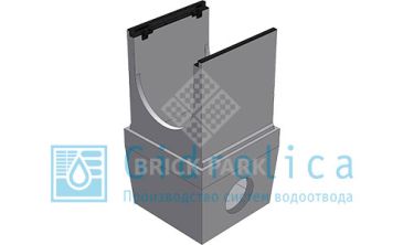 BGZ-S пескоуловитель DN400, 550/565/990, из двух частей, с чугунной насадкой