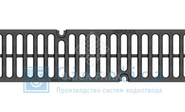 Решетка водоприемная Gidrolica Super РВ -10.14.50 - щелевая чугунная ВЧ, кл. D400