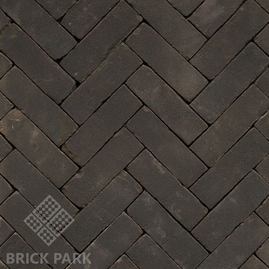 Клинкерная брусчатка Penter Nero Tumbled DF85