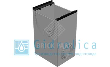 BGM пескоуловитель для тяжелых нагрузок DN500, 500/640/1000, односекционный, с чугунной насадкой