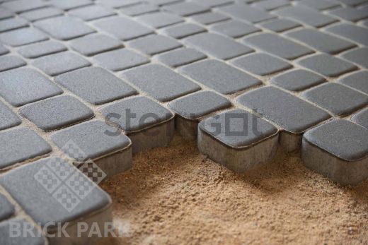 Тротуарная плитка Классика Серая 60 мм