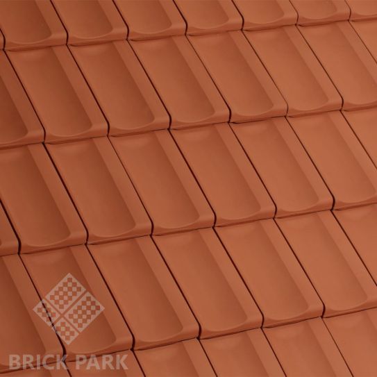 Черепица керамическая Laumans RHEILAND VARIABEL Натуральный обжиг nr. 11 naturrot