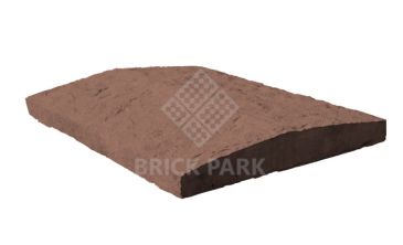 Оголовок для столба Идеальный камень 34,4x82x6,5 коричневый