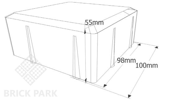 Светодиодная брусчатка LedStone 100х100 Warm 