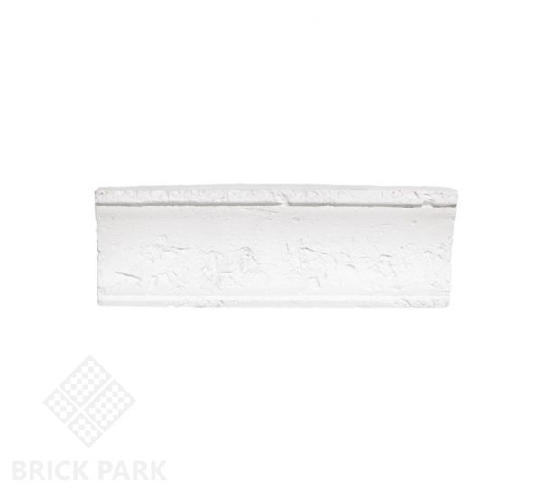 Фасадный карниз Идеальный камень "Классика" линейный белый