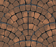 Тротуарная плитка Каменный век Классико Ориджинал Color Mix Коричнево-оранжевый 110(57)×86×60