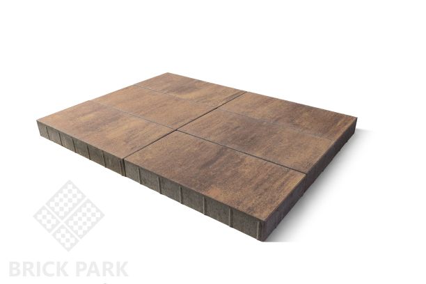 Бетонная брусчатка БРАЕР Сити Color Mix 17 Прайд