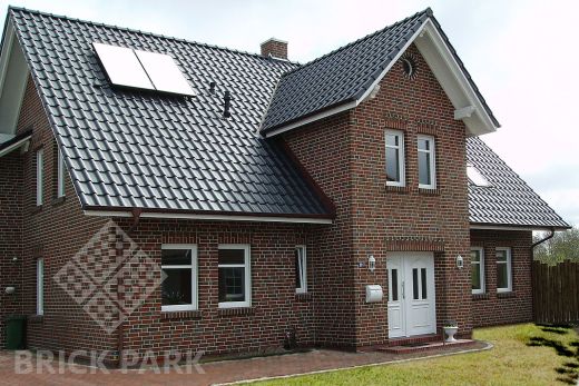 Керамическая черепица Roben FLANDERNplus Anthrazit (Антрацит, ангоб) 