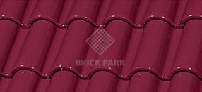 Черепица La Escandella Mixed 'S' Roof Tile Large GLAZED Carmine