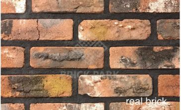 Кирпич ручной формовки Real Brick КР/ 0,5 ПФ угловой antic RB 10 глина античная кирпичная