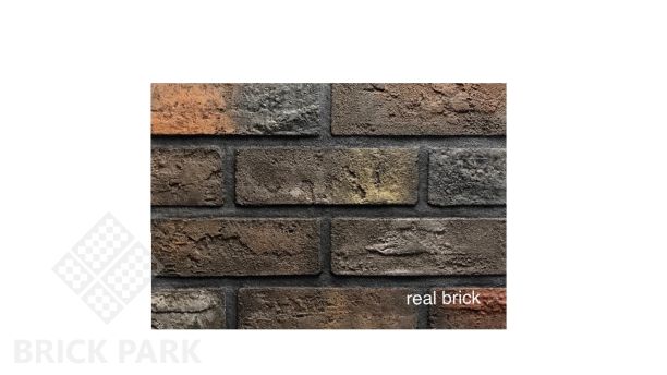 Плитка ручной работы угловая Real Brick Коллекция 9 KANTRI RB 9-06 горький шоколад