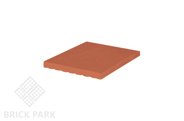 Клинкерная напольная плитка KING KLINKER Рубиновый красный (01), 120x330x10 мм
