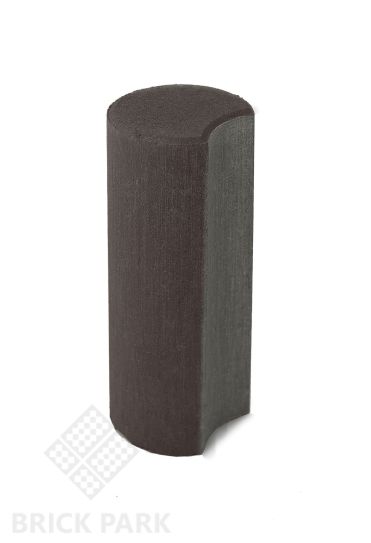 Бетонные столбики БРАЕР Палисад коричневый