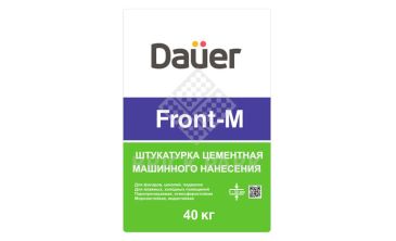 Штукатурка цементная Dauer машинного нанесения "FRONT-М / ФРОНТ-М"