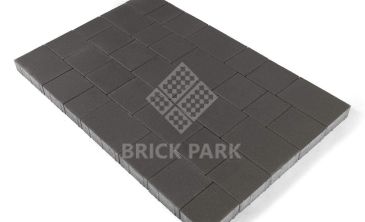 Бетонная брусчатка БРАЕР Старый город Венусбергер серый 120x160x60