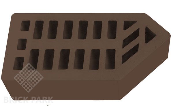 Кирпич фасонный Sanmax Шоколад ФЛ-2
