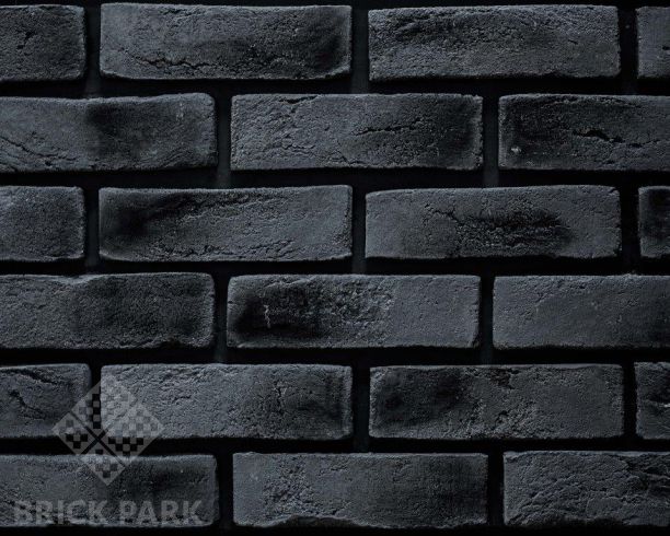 Декоративный камень Bergstone Флоренция черный пепел 19 (Угловой)