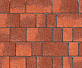 Тротуарная плитка Каменный век Старый город Stone Base Желто-красный 260×160×60
