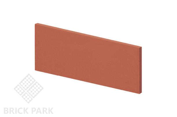 Клинкерная напольная плитка-подступень KING KLINKER Рубиновый красный (01), 150x300x12 мм
