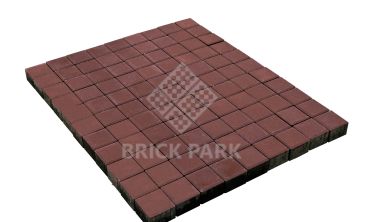Бетонная брусчатка БРАЕР Лувр винный