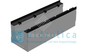 BGM Массивный лоток DN200, № 0, без уклона