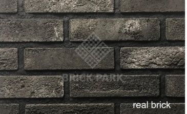 Кирпич ручной формовки Real Brick КР/0,5ПФ угловой RB 08 седой граф 