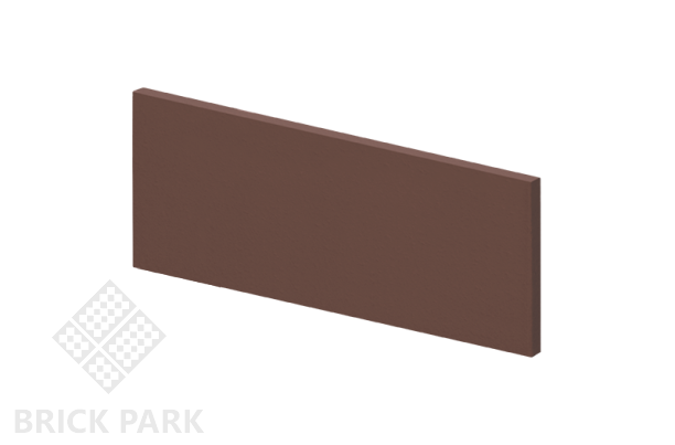 Клинкерная напольная плитка-подступень KING KLINKER Коричневый натура (03), 150x300x12 мм