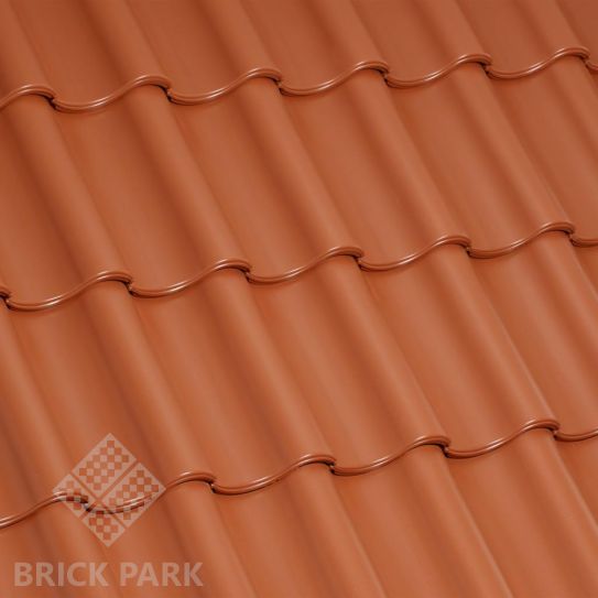 Черепица керамическая Laumans IDEAL SUPRA Натуральный Ангоб nr. 14 rot