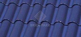 Черепица La Escandella Mixed 'S' Roof Tile Small GLAZED Blue