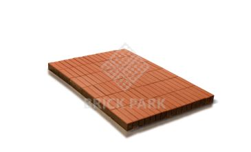 Бетонная брусчатка БРАЕР Прямоугольник Оранжевый