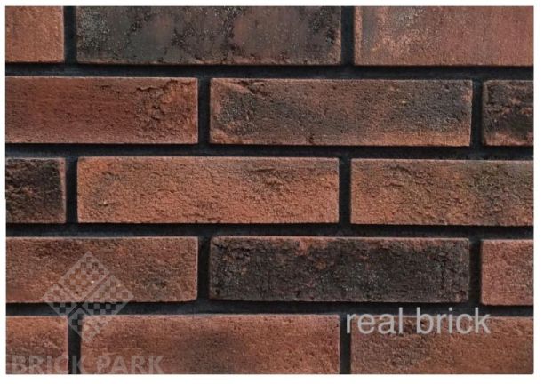 Кирпич ручной формовки Real Brick КР/0,5ПФ угловой RB 10 кирпичный 