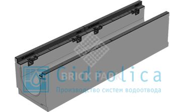 BGZ-S лоток для тяжелых нагрузок DN150, № 15-0, с чугунной насадкой, без уклона