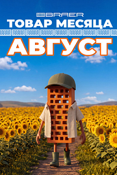 Август, акция Товар месяца на продукцию БРАЕР Август, акция Товар месяца на продукцию БРАЕР