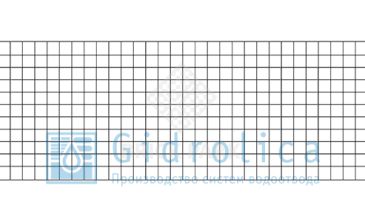 Решетка водоприемная Gidrolica Light РВ -30.37.100 - стальная ячеистая оцинкованная, кл. А15