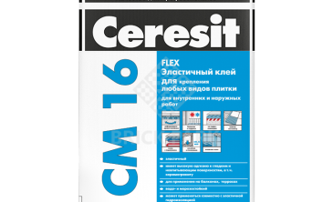 Клей для плитки эластичный Ceresit CM 16 25 кг