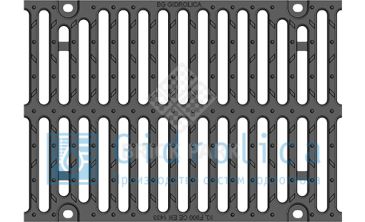 Решётка чугунная для тяжёлых нагрузок DN300, 500/347/25, 16/148, кл. F900