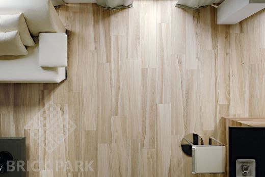 Керамогранит Italgraniti Maxiwood Betulla Avorio 20x180