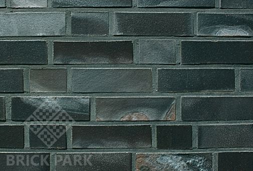 Клинкерная плитка Abc Schuttorf R 0954 schwarz-blau-bunt geflammt glatt угловая 14