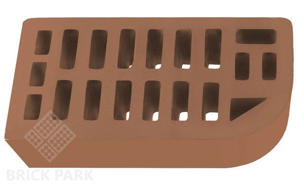 Кирпич фасонный Sanmax Светло-коричневый ФЛ-12