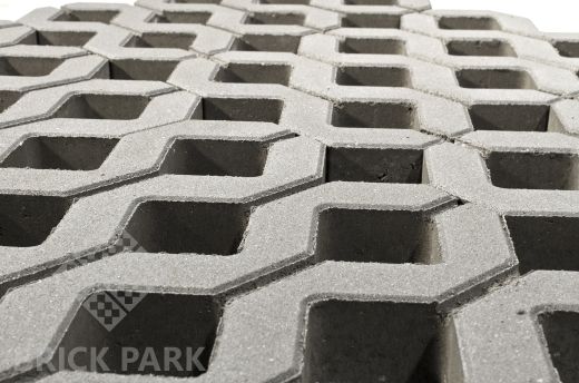 Газонная решетка БРАЕР Меба серая