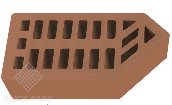 Кирпич фасонный Sanmax Светло-коричневый ФЛ-2