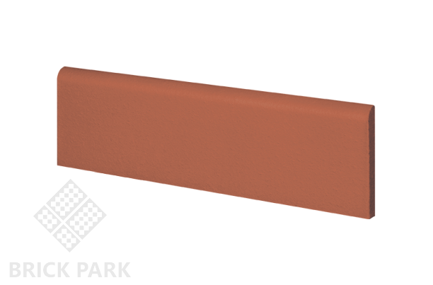 Клинкерный плинтус KING KLINKER Рубиновый красный (01), 73x245x10 мм