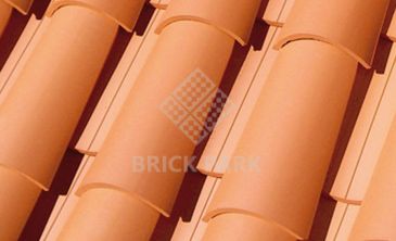 Черепица La Escandella Curved Roof Tile T45 RED